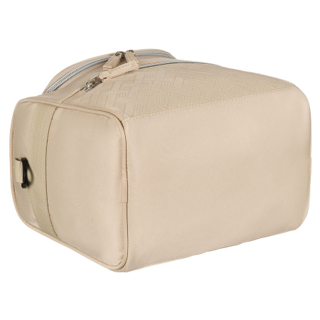 Geantă practică de cosmetice de călătorie din material sintetic, de culoare bej - Peterson PTR-PTN 24463-3957 BEIGE [10]