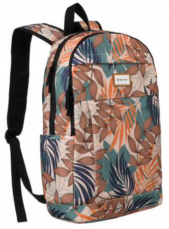 Preferintele clientilor - Genti si Rucsacuri ❤️ - Rucsac clasic de damă din poliester cu model de plante - Rovicky PTR-R-PST-9299 05