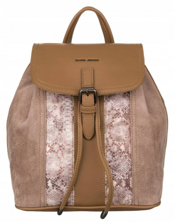 Rucsac de damă din piele ecologică cu clapă - David Jones PTR-6885-2 CAM [1]