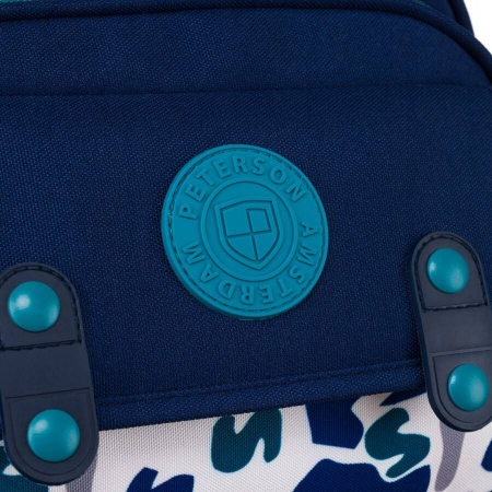 Rucsac de școală bleumarin cu spațiu pentru laptop - Peterson PTR-PTN PS2-6067 BLUE-GR [5]