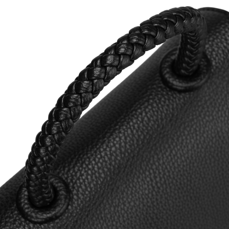 Geantă mică de damă neagră crossbody din piele ecologică - Peterson PTR-PTN MX01-F-7670 [9]