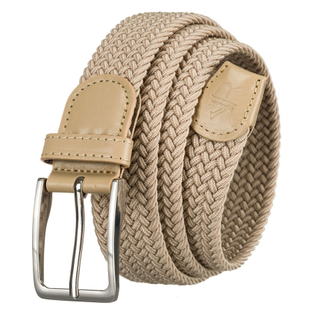 Accesorii Barbati - Curea elastică din pânză bej - Rovicky PTR-R-PAR-PU-115-0925 L.