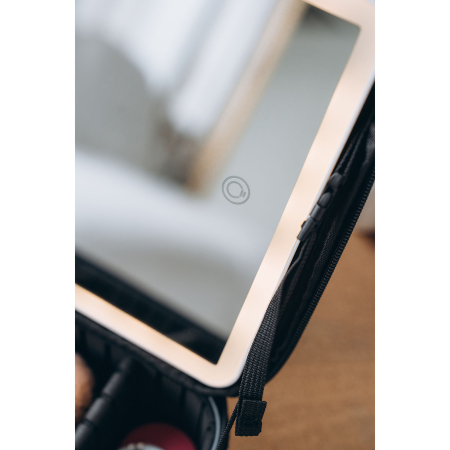 Cutie de bijuterii neagră din piele ecologică, închisă cu fermoar - Peterson PTR-PTN SZK-10-7818 BLAC [18]