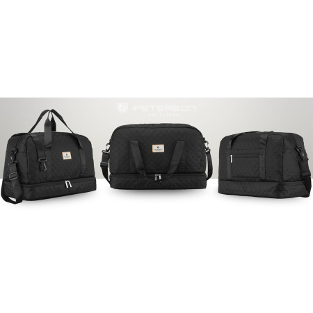 Geantă sport neagră din poliester - Peterson PTR-PTN PIK-01-8526 BLAC [6]