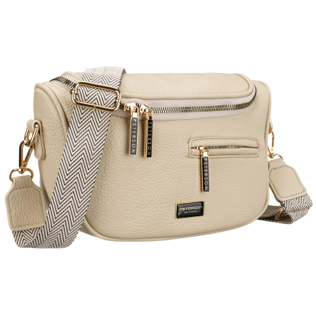 Genti Dama - Geantă elegantă de damă din piele ecologică - Peterson PTR-PTN MIS-04-3636 BEIG