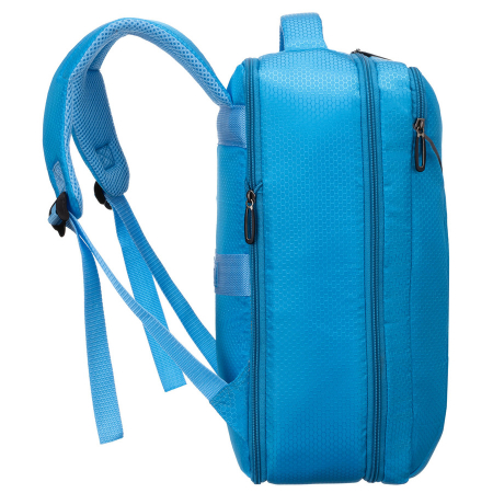 Rucsac de călătorie albastru din poliester cu bretele de umăr respirabile - Peterson PTR-PTN BOCIAN-6446 BLUE [3]