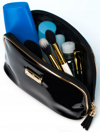 Geanta cosmetica eleganta de dama din material impermeabil de culoare neagra - Peterson PTR-PTN K24-05-5932 BL [5]