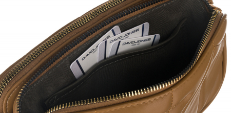 Geanta de dama eleganta, matlasata, din piele ecologica - David Jones CM6792 CA [6]