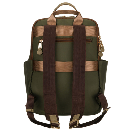 Rucsac de damă verde din nailon cu închidere cu fermoar - Peterson PTR-PTN JN-08-0023 GREEN [6]