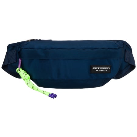 Accesorii Barbati - Geantă sport și spațioasă tip borseta din poliester, bleumarin - Peterson PTR-PTN SWY-02-6997 NAVY
