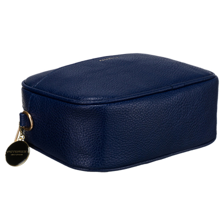 Geantă de damă bleumarin urbană și la modă, cu două curele și breloc, confecționată din piele ecologică de la Peterson PTR-PTN STY-2-F19 NAVY [4]