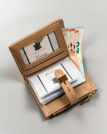 Portofel de dama din piele ecologica cu insert card - 4U Cavaldi PTR-2303A-8376 KH [5]
