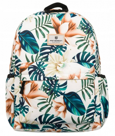 Preferintele clientilor - Genti si Rucsacuri ❤️ - Rucsac mare, încăpător pentru femei, cu spațiu pentru laptop - Peterson PTR-PTN 77702-8018 PRINT