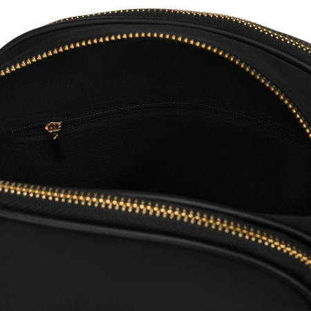 Geantă de damă din nylon, neagră, cu un singur compartiment și șase buzunare - Peterson PTR-PTN JN-15-0337 BLACK [14]