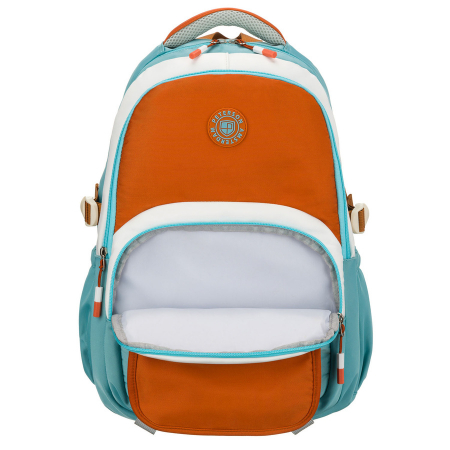 Rucsac școlar albastru și portocaliu rezistent la umezeală cu compartiment pentru laptop - Peterson PTR-PTN 8592-1358 BLUE [3]