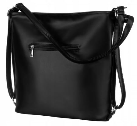 Geanta de dama clasica, incapatoare, din piele ecologica - Rovicky PTR-R-073-01-0393 BL [2]