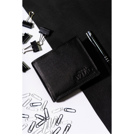 Portofel clasic bărbătesc pentru carduri și documente cu RFID - Always Wild N992-P-CCD-2-2719 BL [1]