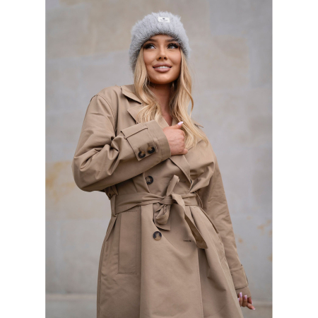 Căciulă gri de iarnă pentru femei, din nailon - Peterson PTR-PTN HAT-11-5530 L.GR [2]