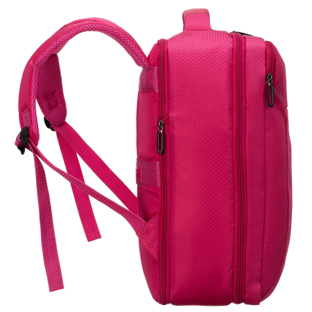 Rucsac de călătorie roz din poliester cu , curea pentru valiză - Peterson PTR-PTN BOCIAN-6439 PINK [2]