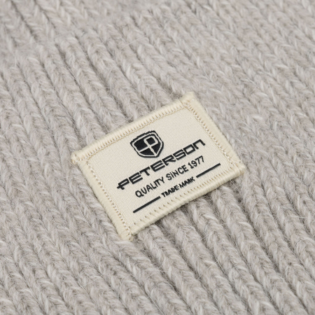 Căciulă gri de iarnă pentru femei cu logo-ul mărcii - Peterson PTR-PTN HAT-10-5493 L.GR [10]
