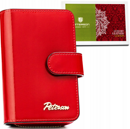Portofele Dama - Portofel dama din piele naturala Peterson PTR-PTN 1N-602-6914 RE