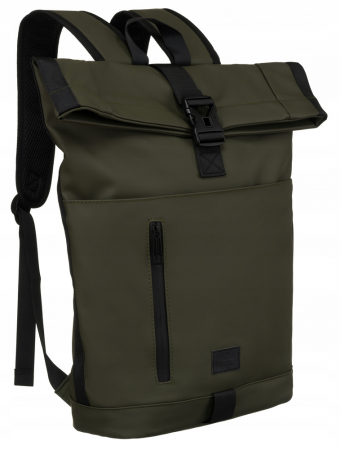 Rucsacuri Dama - Rucsac mare, verde rulant, cu buzunar pentru laptop - Peterson PTR-PTN TOKIO-9015 OLIVE