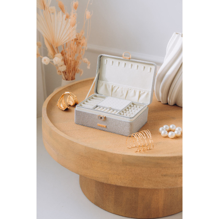 Cutie gri, elegantă, cu zăvor și cheie - Peterson PTR-PTN SZK-08-3118 GREY [6]