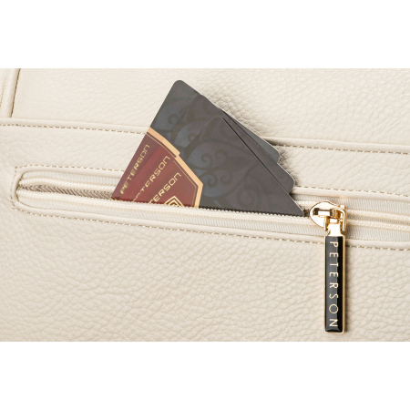 Geantă elegantă de damă din piele ecologică tip borseta - Peterson PTR-PTN MIS-04-3629 L.BE [6]