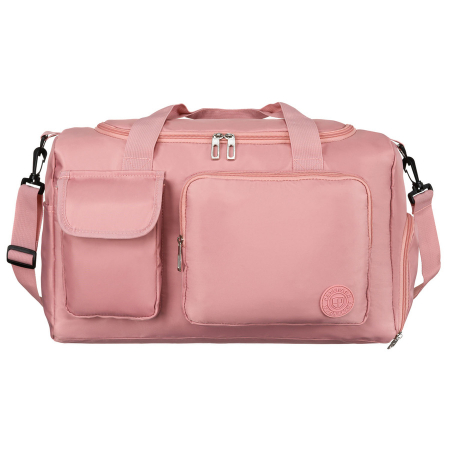 Geantă de voiaj roz din poliester cu buzunare exterioare - Peterson PTR-PTN 23032-8298 PINK [2]