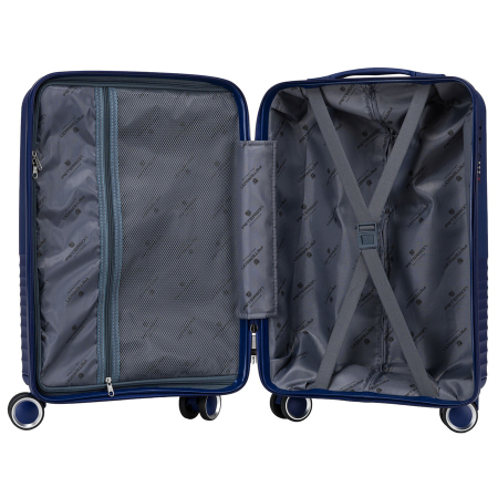 Valiză de cabină bleumarin cu mâner telescopic - Peterson PTR-PTN PP-09-W-S-1600 N [4]