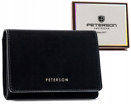 Portofele Dama - Portofel dama din piele Peterson PTR-PTN 013-WEI-8421 BLA