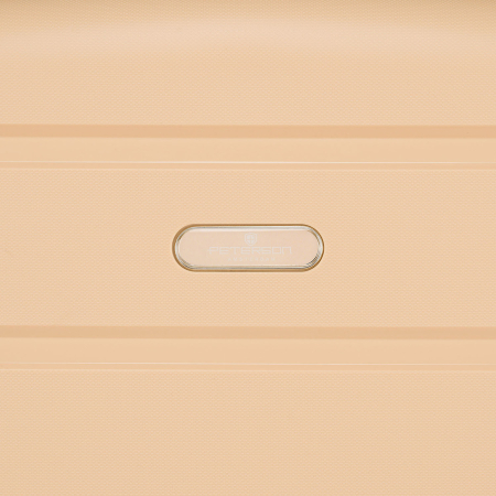 Valiză bej din polipropilenă cu mâner telescopic extensibil și încuietoare cu combinație - Peterson PTR-PTN HPP-01-W-M-1853 [12]