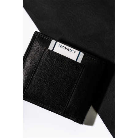 Portofel clasic bărbătesc pentru carduri și documente cu RFID - Always Wild N992-P-CCD-2-2719 BL [10]