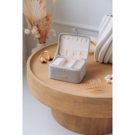 Cutie de bijuterii gri cu închidere magnetică - Peterson PTR-PTN SZK-09-3149 GREY [4]