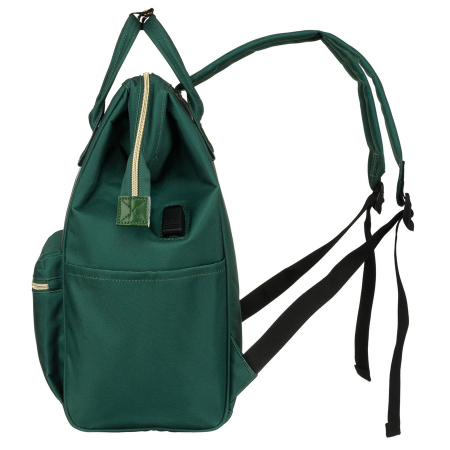 Rucsac de călătorie pentru femei, verde, din poliester, cu compartiment pentru laptop - Peterson PTR-PTN ALFA DARK GREEN [2]
