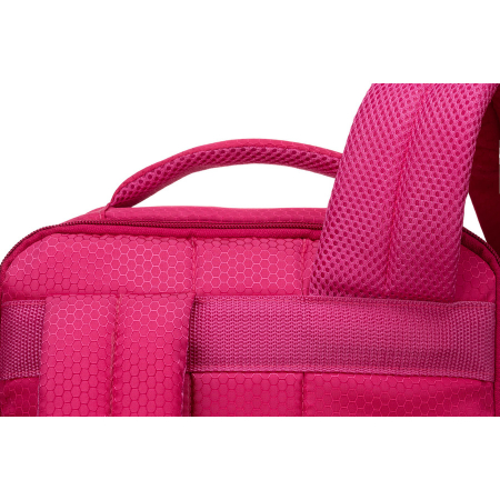 Rucsac de călătorie roz din poliester cu , curea pentru valiză - Peterson PTR-PTN BOCIAN-6439 PINK [10]