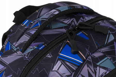 Rucsac de școală mare, multicolor, din poliester, cu port USB - Peterson PTR-PTN 77711-6654 PRT-6 [7]