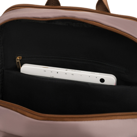 Rucsac de damă bej din nylon cu bretele reglabile și închidere cu fermoar - Peterson PTR-PTN JN-08-0016 BEIGE [18]