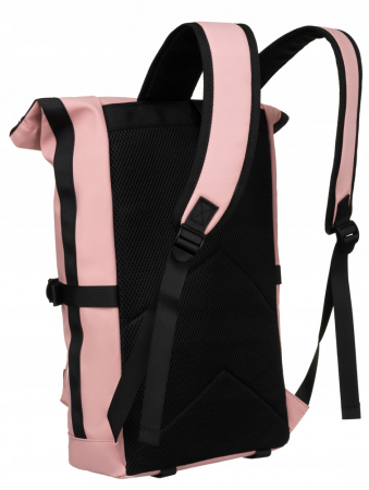 Rucsac sport roll-top de culoare roz, inchis cu catarama si fermoar - Peterson PTR-PTN NAIROBI-9169 PIN [6]