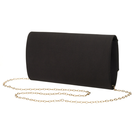 Geantă de damă neagră, elegantă, din material sintetic, cu buzunar interior - Rovicky PTR-R-XS028-3-0658 BLACK [2]