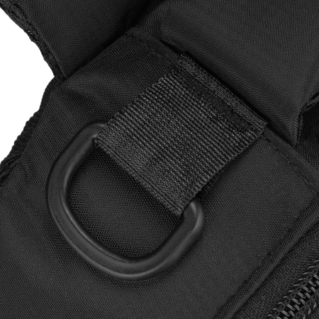 Rucsac spațios din poliester negru, cu compartiment pentru laptop și retractor - Peterson [14]