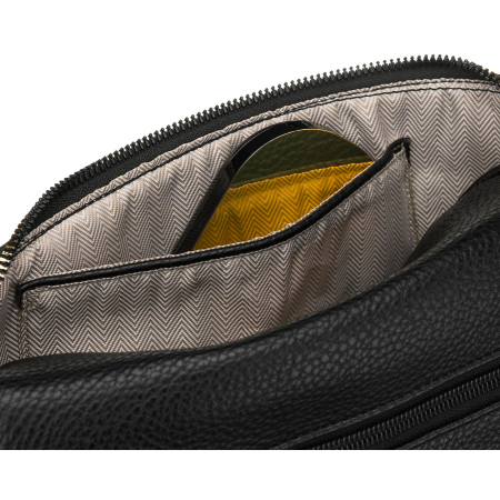 Geantă elegantă de damă din piele ecologică de culoare neagră - Peterson PTR-PTN MIS-02-3551 BLAC [5]