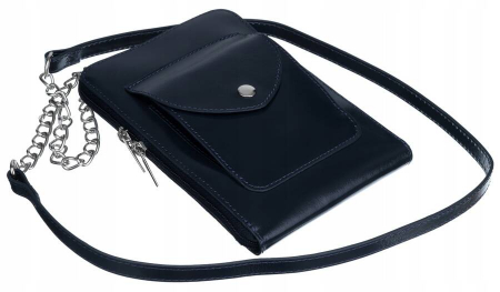 Mini geanta de dama din piele naturala PTR-4822-SB-4684 NAV [6]