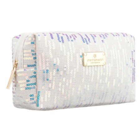  Cosmetic & Toiletry Bags - Geantă cosmetică albă din poliester, cu un singur compartiment - Peterson PTR-PTN KOS-DA-19-3552 W