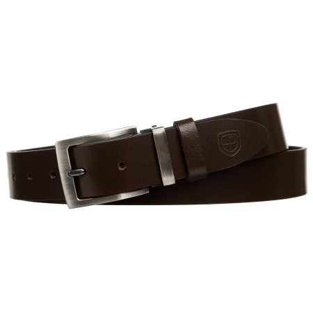Curea bărbătească lată din piele naturală cu cataramă clasică - Peterson PTR-PTN LTP-TEX-85 BR [1]