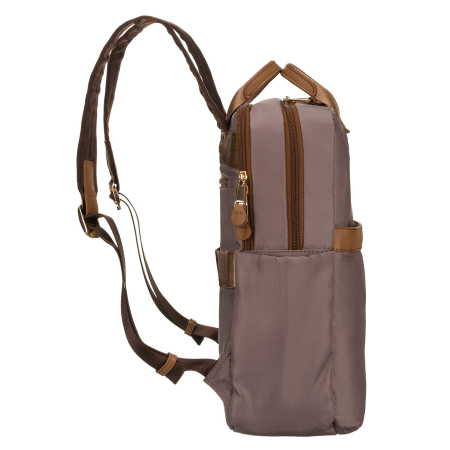 Rucsac de damă bej din nylon cu bretele reglabile și închidere cu fermoar - Peterson PTR-PTN JN-08-0016 BEIGE [6]