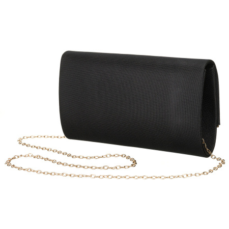 Geantă de damă neagră, elegantă, din material sintetic - Rovicky R-XS028-2-0627 BLACK [2]