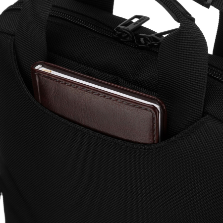 Geantă messenger mică și practică din Cordura neagră, cu închidere cu fermoar - Peterson PTR-PTN-73216-2119 BLACK [6]