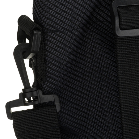 Geantă neagră de damă din poliester cu buzunar exterior - Rovicky PTR-R-TZ15605-ZH BLACK [4]