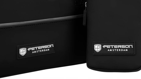 Rucsac solid de oraș din material sintetic cu husă inclusă - Peterson PTR-PTN EB97-6519 BL [6]